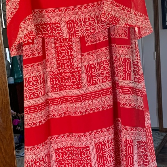 ADORABLE spaghetti strap dress!  Smoke free home!  Partially lined. Slip on. - Picture 5 of 6